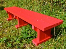 Derwent Junior Seat / Bench - Recycled Plastic Wood